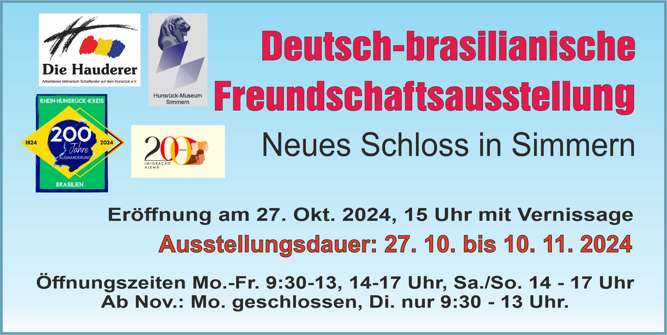 Deutsch-brasilianische Freundschaftsausstellung 2024
